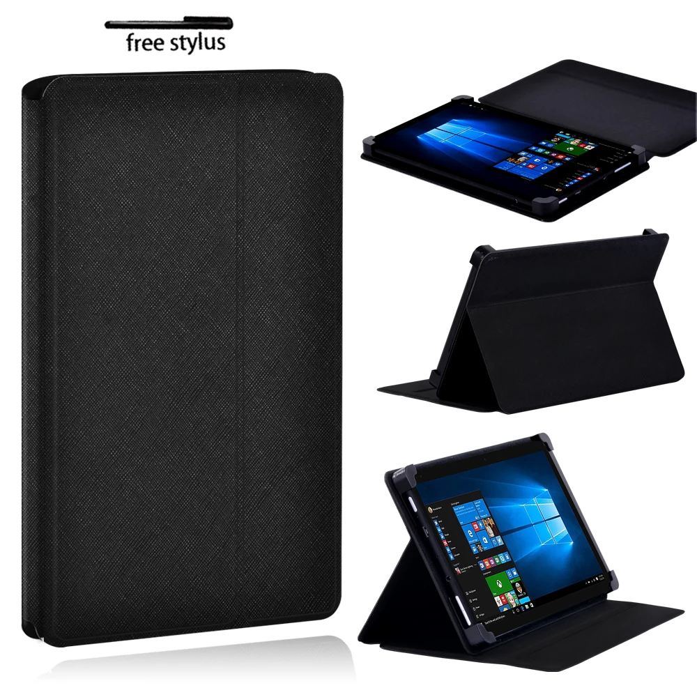 Solid Color Case for Chuwi Hi9 / HI10 / HiPad Tablet Leather Pu    Dust-proof Scratch Resistant Protective Case Cover + Stylus