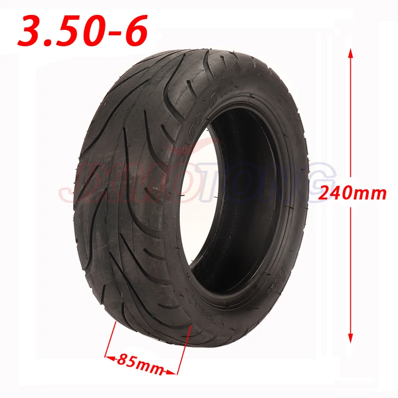 

3.50-6 Vacuum Tire for Electric Scooter Parts Thickening Tubeless Explosion-proof Tyre 10x4.00-6 90/65-6 Universal Tire