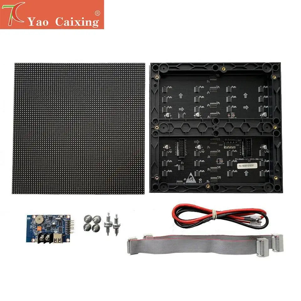 Free Shipping P3 Indoor 384x192mm Panels With WF1 Wifi USB Controller DIY Digital Texts Board