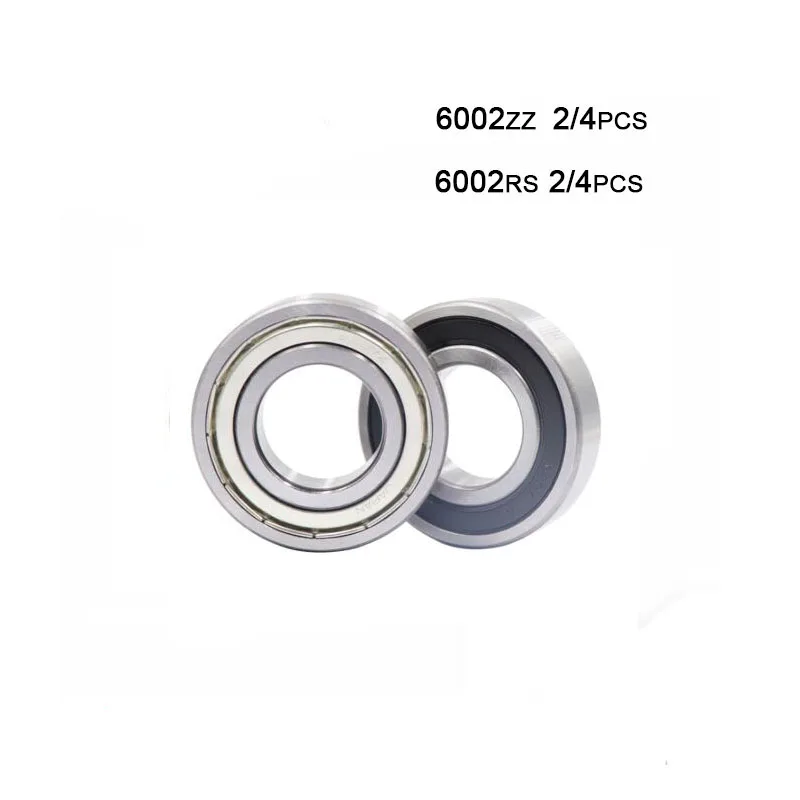 2/4pcs  6002 6002ZZ 6002RS 6002-2Z 6002Z 6002-2RS ZZ RS RZ 2RZ Deep Groove B ZZ RS RZ 2RZ Deep Groove Ball Bearings High Quality