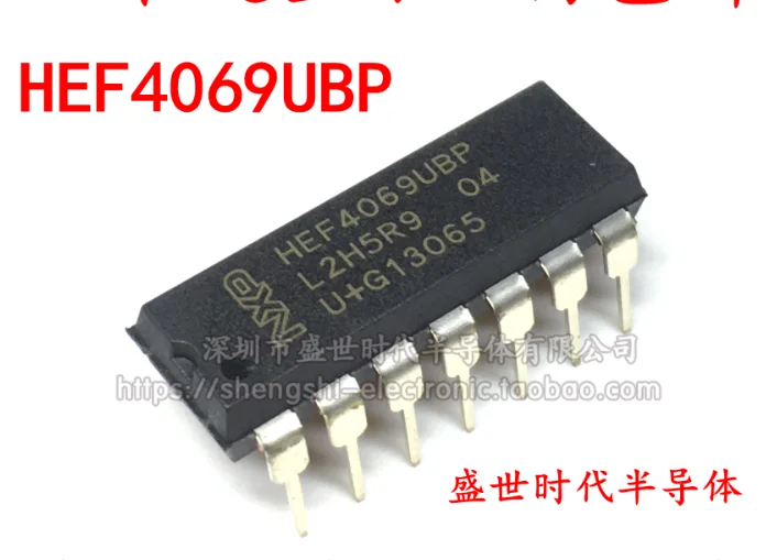 Mxy 10PCS/LOT  HEF4069UBP DIP HEF4069 DIP14 HEF4069BP DIP-14new and original IC