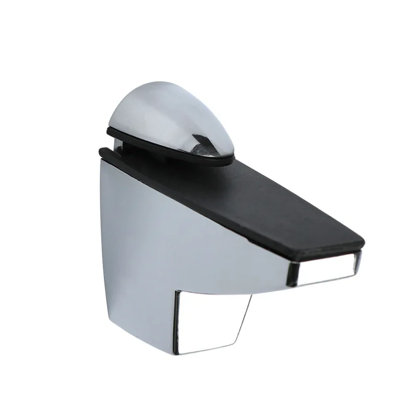 

adjustable glass clip bracket fish mouth clip Shelf Bracket wood Hidden Home Hardware Zinc alloy separator plate support Thicken