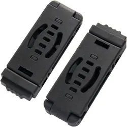 Pequeno Combat Loop Belt Clip, coldre com trava e parafuso, peças da faca, DIY Kydex bainha, 2 pcs