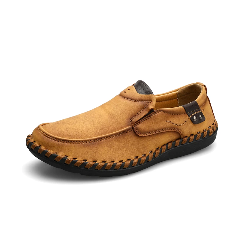 

Winter Genuine Leather Mens Shoes Casual Luxury Brand Men Loafers Nice Breathable Driving Shoes Slip on Moccasins Size 38-49