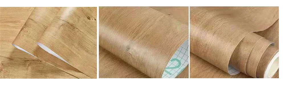 55 cm Vinyl, wasserfest, Holzmaserung, 3D-Aufkleber für Kleiderschrank, Schrank, Tisch, Schrank, Möbel, PVC, selbstklebende Tapete, Heimdekoration – Detail 3