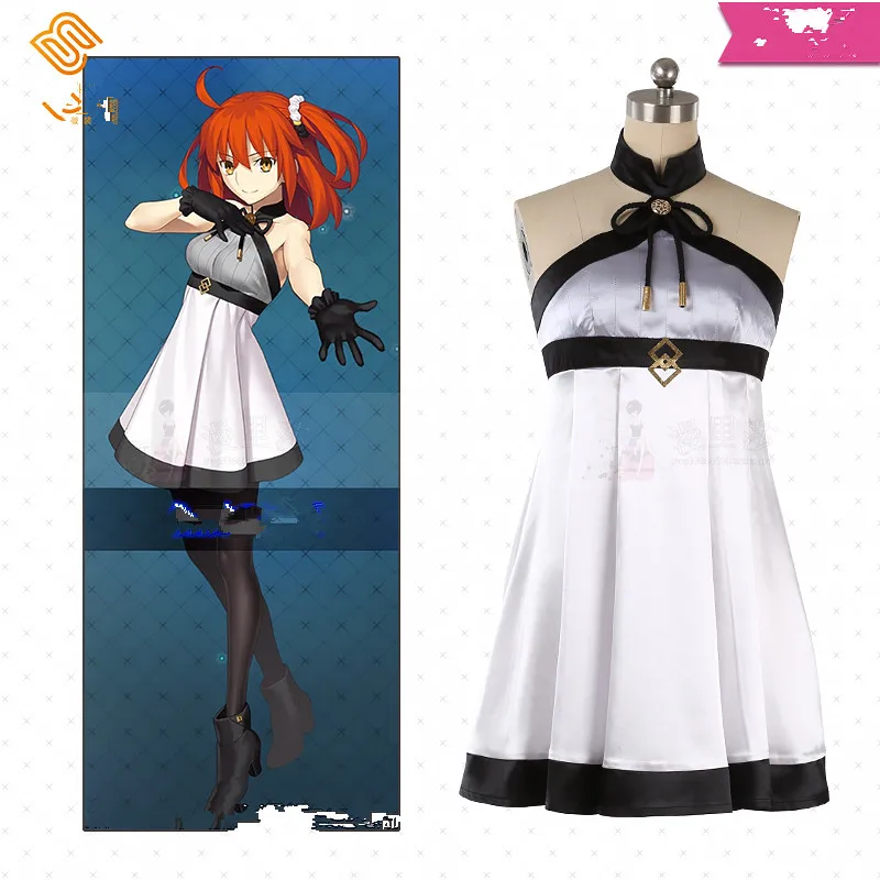 Anime Fate fgo Fujimaru Tatsuka  Cosplay Dance Dress Cool Costume