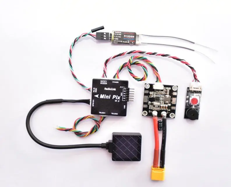 Radiolink Power Module XT60 Connector for Mini Pix Crossflight Flight Controller Replacement with Connect Cable Parts