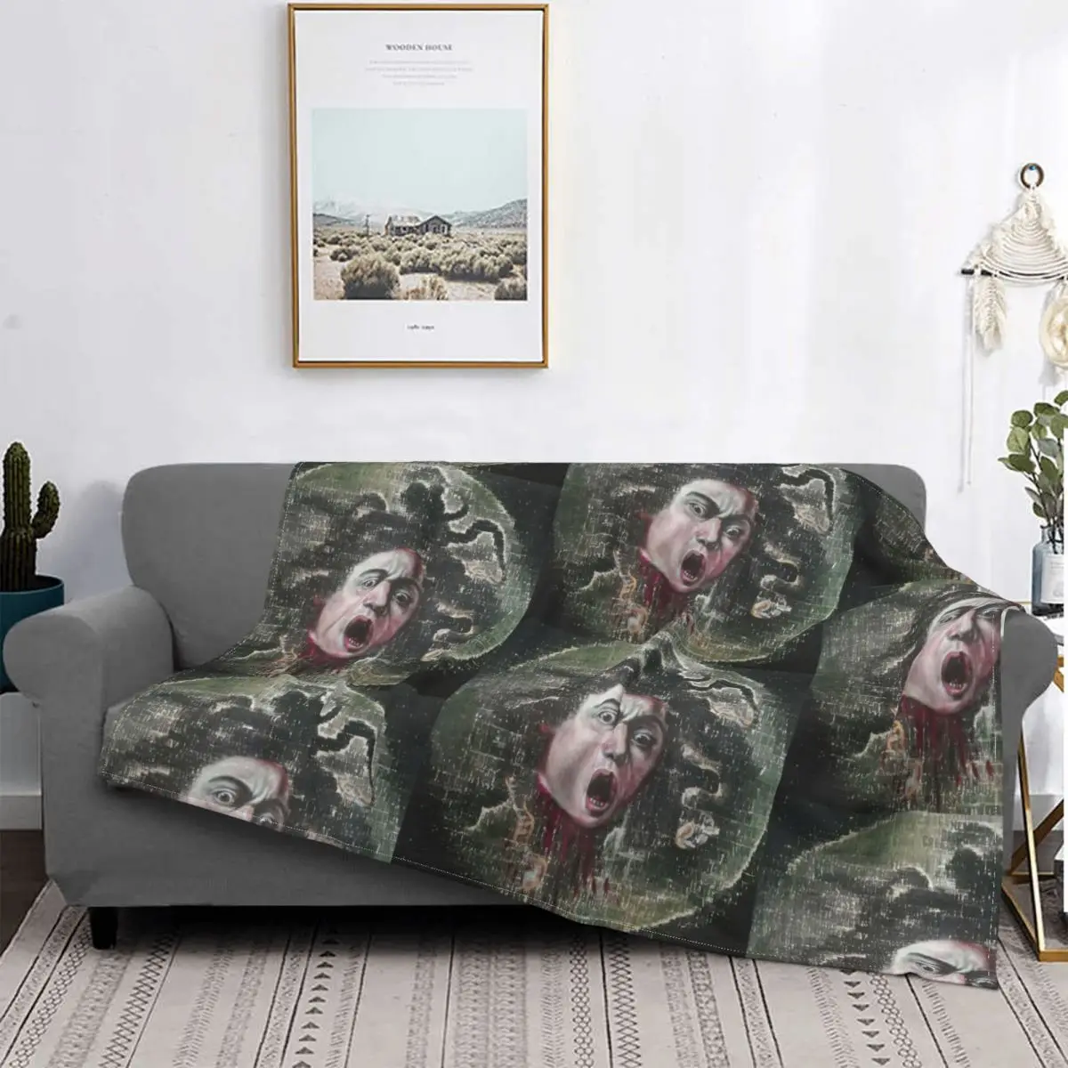 

'Florietdijk' Medusa Blankets Fleece Decoration Ultra-Soft Throw Blankets for Bedding Bedroom Plush Thin Quilt