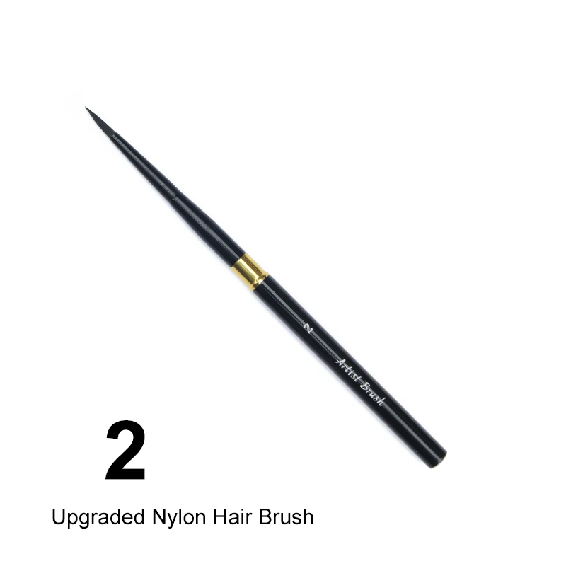 1pc geïmiteerd dier nylon haar kwast hoge kwaliteit kunst schilderborstels artistieke aquarelborstel voor tekenen kunstbenodigdheden