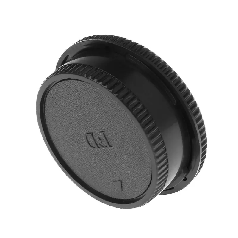 غطاء عدسة الكاميرا الخلفية ، غطاء غبار بلاستيكي أسود لكانون FD 20CB