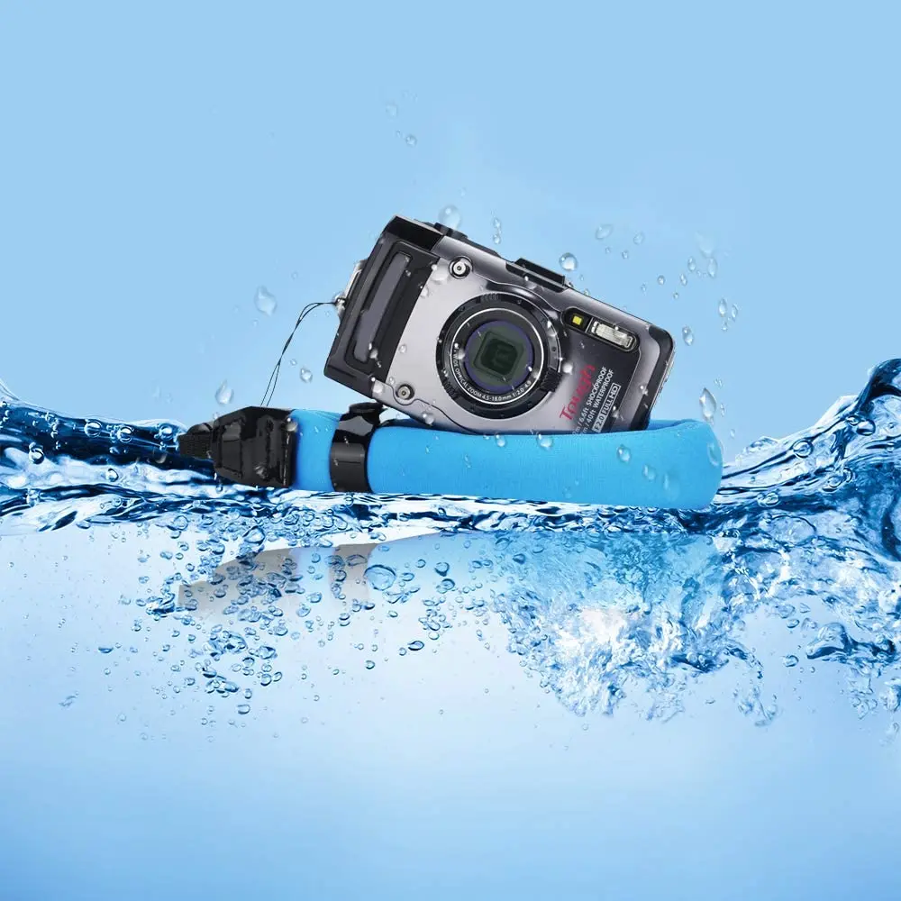 JJC Floating Strap Waterproof Camera Cell Phone Float Underwater Wrist Strap for Gopro Hero 10 9 8 7 6 Olympus TG-7 TG6 TG5 TG-4