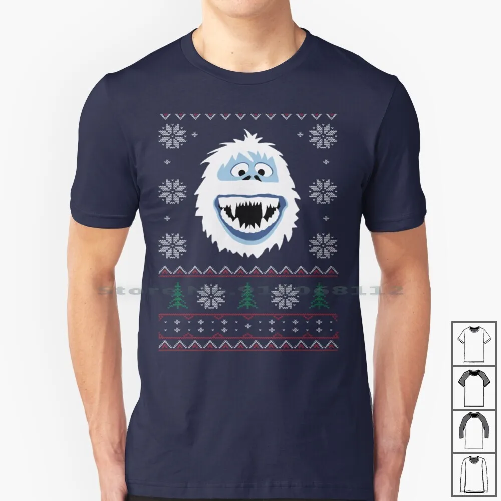 Bumble's Ugly Sweater T Shirt 100% Cotton Bumble Snowman Ugly Sweater Christmas Holidays Rudolph Toys Yukon Cornelius