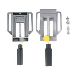Flat Tongs Vice CNC Engraving Machine Bench Drill Vise Fixture Plain Screw Parallel-jaw Clamp Vise QGG CNC Router Tool