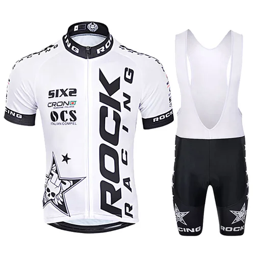 Imagen 2 del producto Rockful Summer Racing Ciclismo Jersey para hombre, conjunto de ropa para bicicleta de montaña, ropa para bicicleta MTB