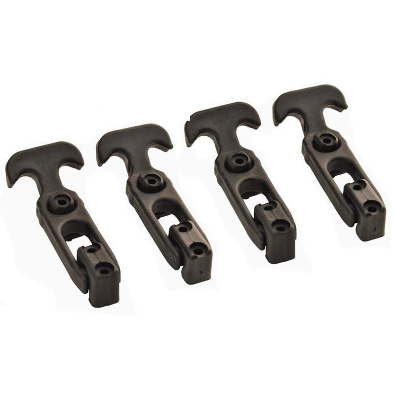 4Pcs T-Handle Rubber Flexible Draw Latches Fit for Toolbox /Cooler/Golf Cart/Farm Machinery T-Toolbox Lock