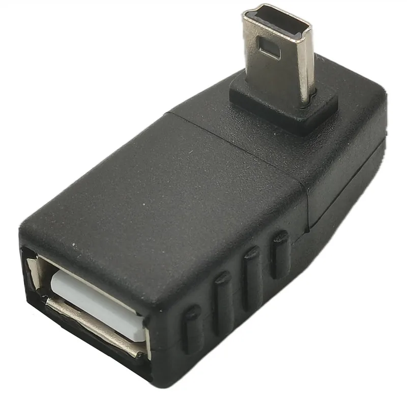 RIGHT ANGLE MINI USB OTG ADAPTER 90 DEGREE ADAPTOR