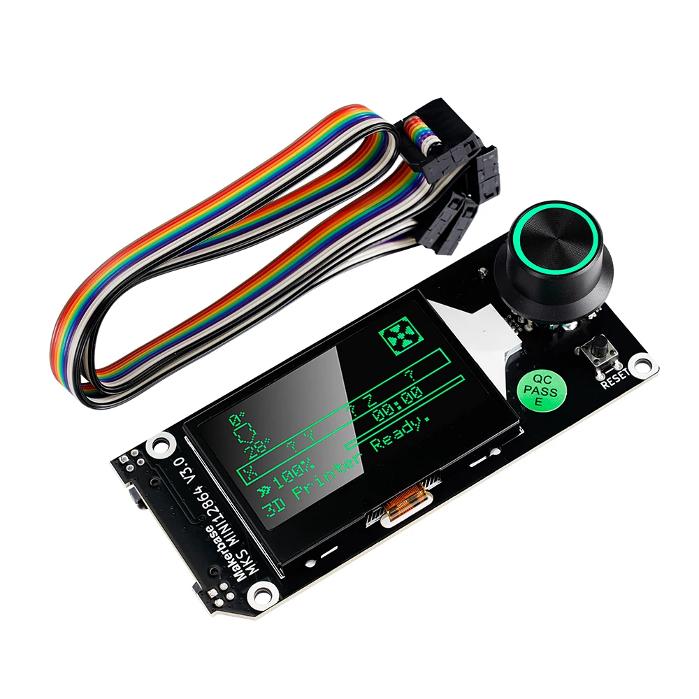 RAMPEN MKS Mini12864 V3 Einsatz SD Karte Seite LCD Smart Display Bildschirm 3D Drucker Teile für MKS Robin Nano V2/3 GenL mini 12864