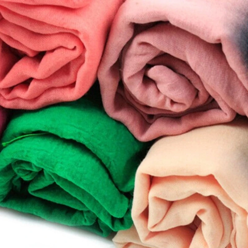 2020 di modo Nuovo 16 Colori Delle Donne Sciarpa Lunga Sciarpe Dell\'involucro Vintage di Cotone di Lino Grande Scialle Hijab Elegante Solido Nero