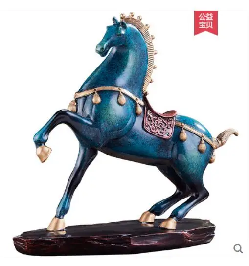 horse ornaments pottery crafts high-end modern Home Furnishing Northern Europe designs household porch room to decorate Europe