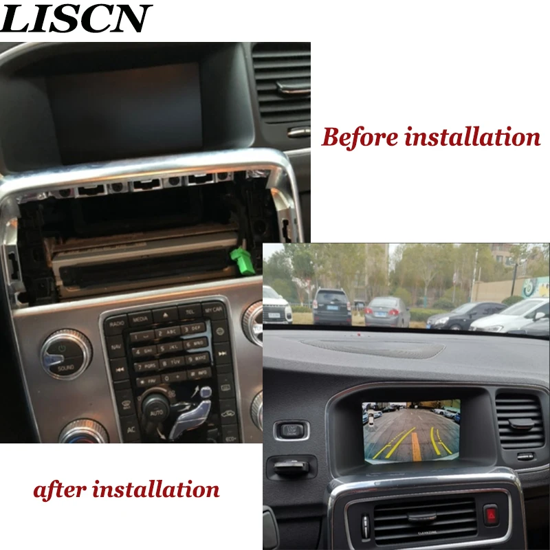 Reversing camera For Volvo S60 S80 2015 2016 2017 2018 2019 Front rear camera Adapter interface Original Screen Improve Module
