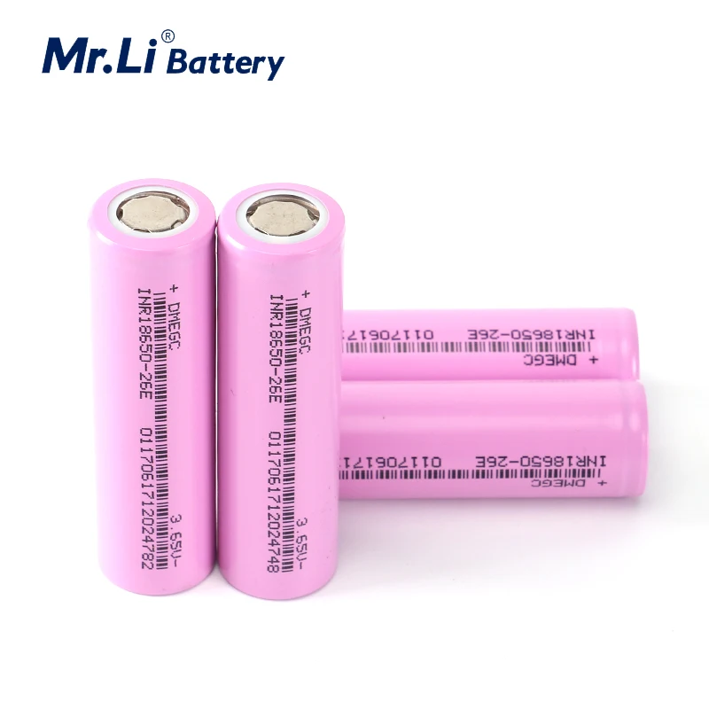 Mr.li 100 sztuk oryginalny nowy marka 18650 2600mAh akumulator 3.7V 18650 litowo-jonowy akumulator litowy na bateria do latarki