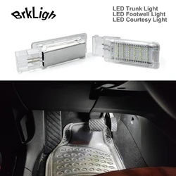 2Pcs LED Footwell Light Trunk Courtesy Glovebox Door Lamp For VW Passat Polo Golf Jetta Sharan Tiguan Touareg Caddy EOS Scirocco