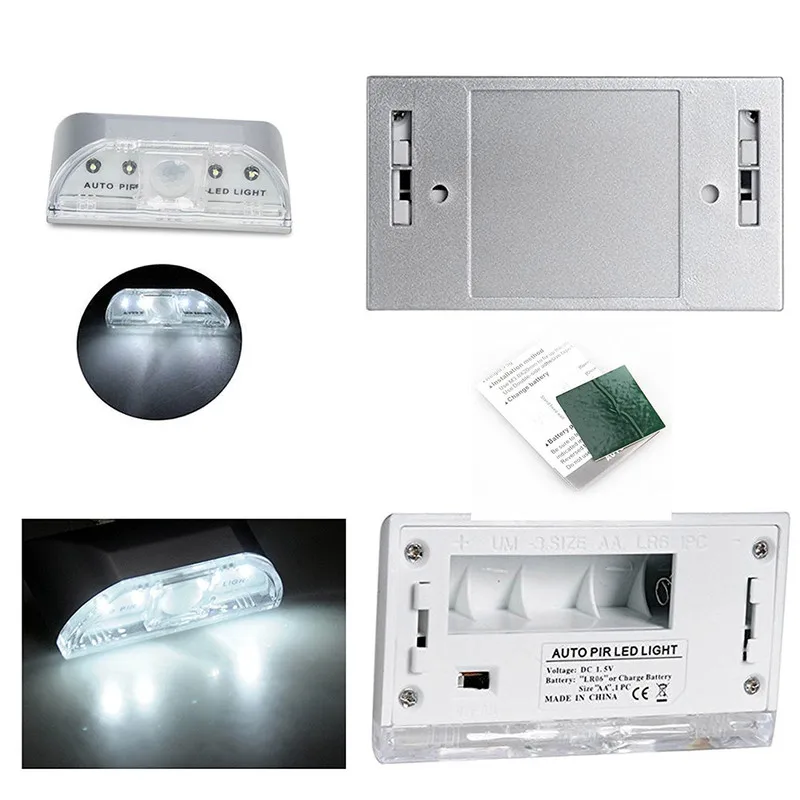 Home Infrarood Pir Sleutelgat Licht Auto On/Off Detector Deurslot Licht Draadloze Night Lamp Voor Trappen Magazijn Kast garderobe