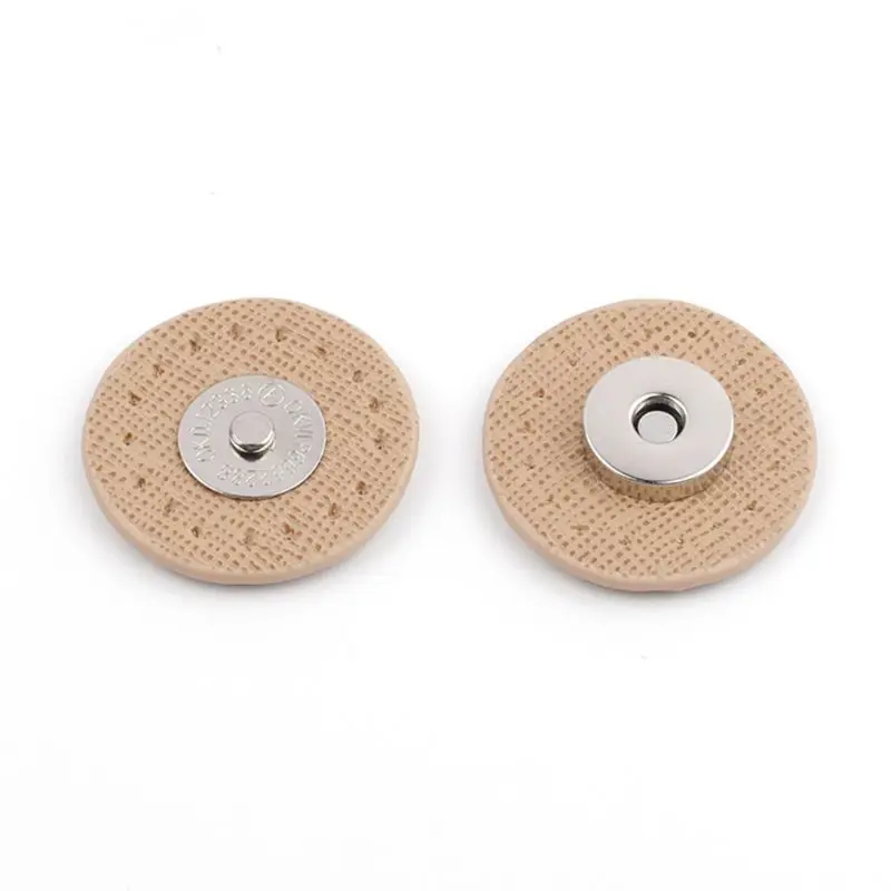 Circle Sew-on Magnetic Button Bag Wallet Clasp Snaps Metal Fastener Sewing Craft DIY Accessories