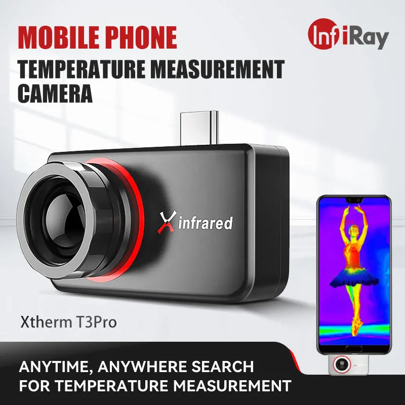 InfiRay T3pro Thermal Imaging Camera Smart Phones Android Type C Professional Grade Night Vision Portable Infrared Imager