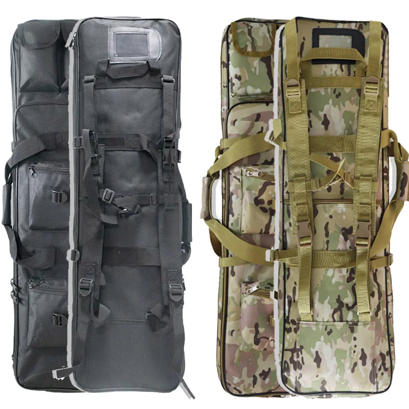 

81/94/115cm Nylon Hunting Gun Bag Tactical Molle Bag Rifle Case Sniper Airsoft Holster Backpack For Shooting Paintball