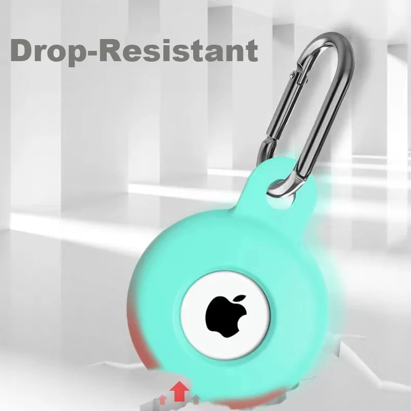 Luminous Case for Apple Airtags Wireless Tracker Keychain Cover for Air Tags Case Holder Tag Cases with Buckle Glow In The Dark