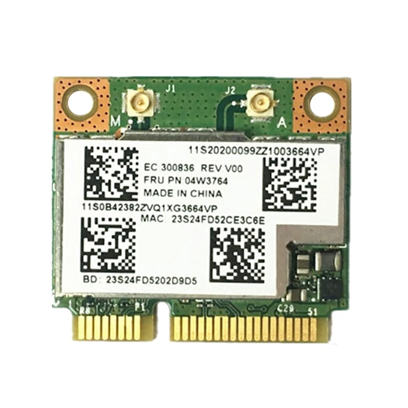 BCM943228HMB 04W3764 WIFI Wireless Bluetooth 4.0 Half MINI PCI-E Card Compact for Lenovo E130 E135 E330 E335 E530 E535 E430