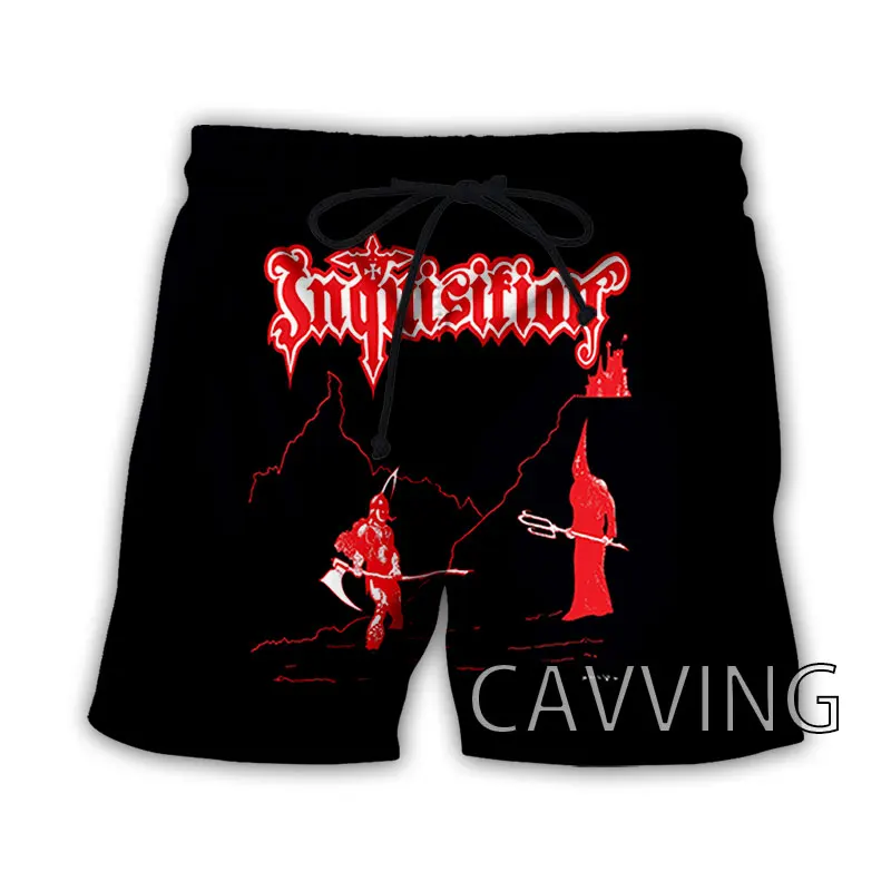 CAVVING 3D Printed  Inquisition Band  Summer Beach Shorts Streetwear Quick Dry Casual Shorts Sweat Shorts for Women/men