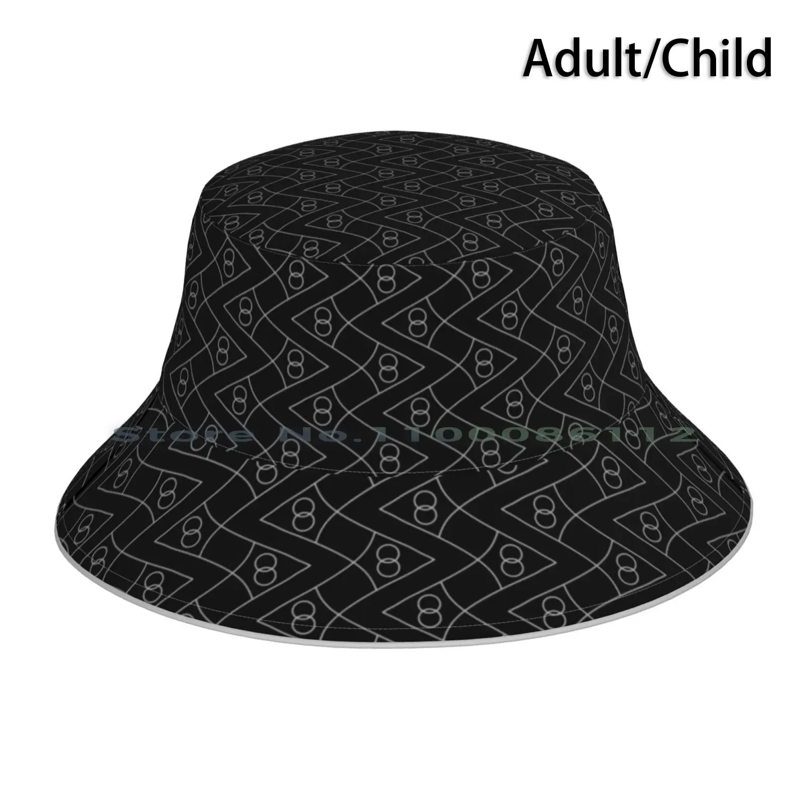 42 Variations-15 Bucket Hat Sun Cap Weavernap 42 Variations Minimalist Art Minimalistic Less Is More Abstract Minimalism