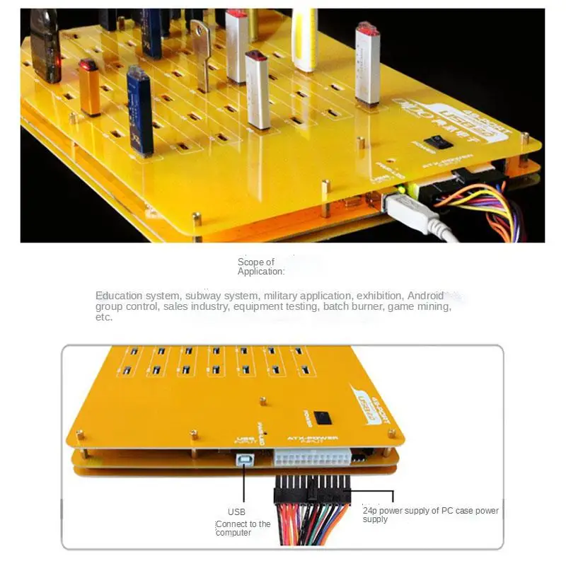 Imagem -03 - Hubs de Alta Velocidade do Porto da Categoria 49 Industrial Carregador com Transmissão de Dados Usb 2.0 para Windows Mac os Linux Telefone Novo