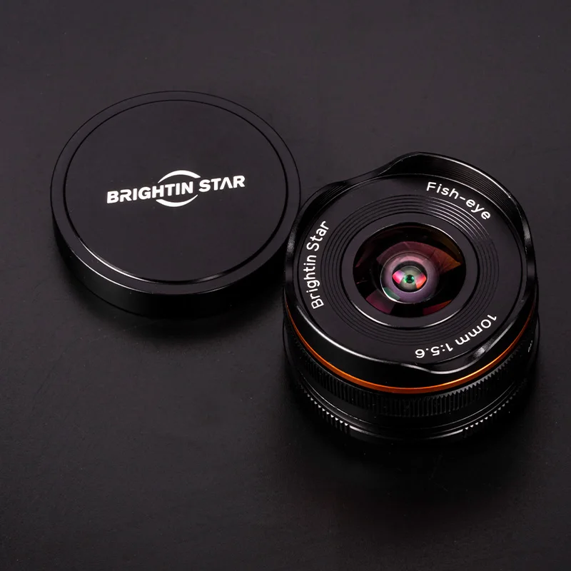 Brightin Star 10mm F5.6 lens Large Aperture Fixed Focus Mirror Camera Portrait For Canon EFM Sony E Fujifilm X M4/3 Nikon z