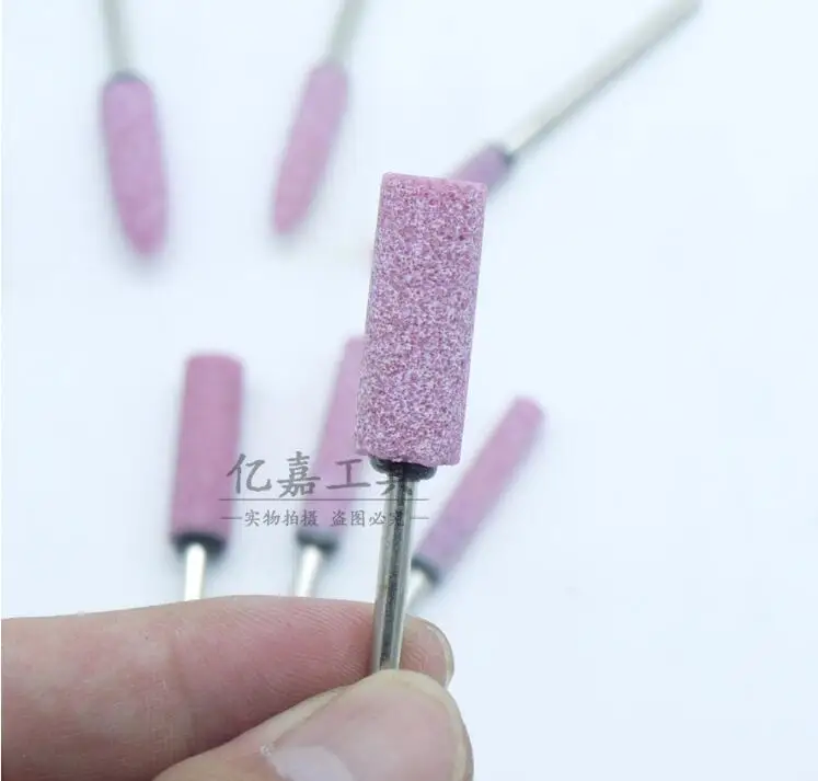 Grinding and polishing head with extended handle of cermet mold bullet Cylindrical shape  5mm 6mm 8mm 10mm NO.C0401