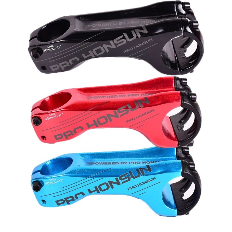 

Aluminum Alloy MTB Bicycle Stem Road Moutain Bike Handlebar Stem -17 degree 31.8mm*70/90mm XC Cycling Handlebar Stem Parts