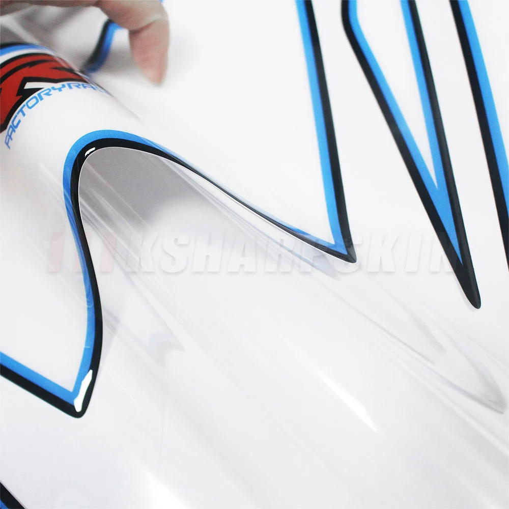 Motorcycle Front Fairing 3D Gel Protector decorative stickers for SUZUKI GSXR750 600 K8 2008 gsxr 600 k 8 Front Fairing Head