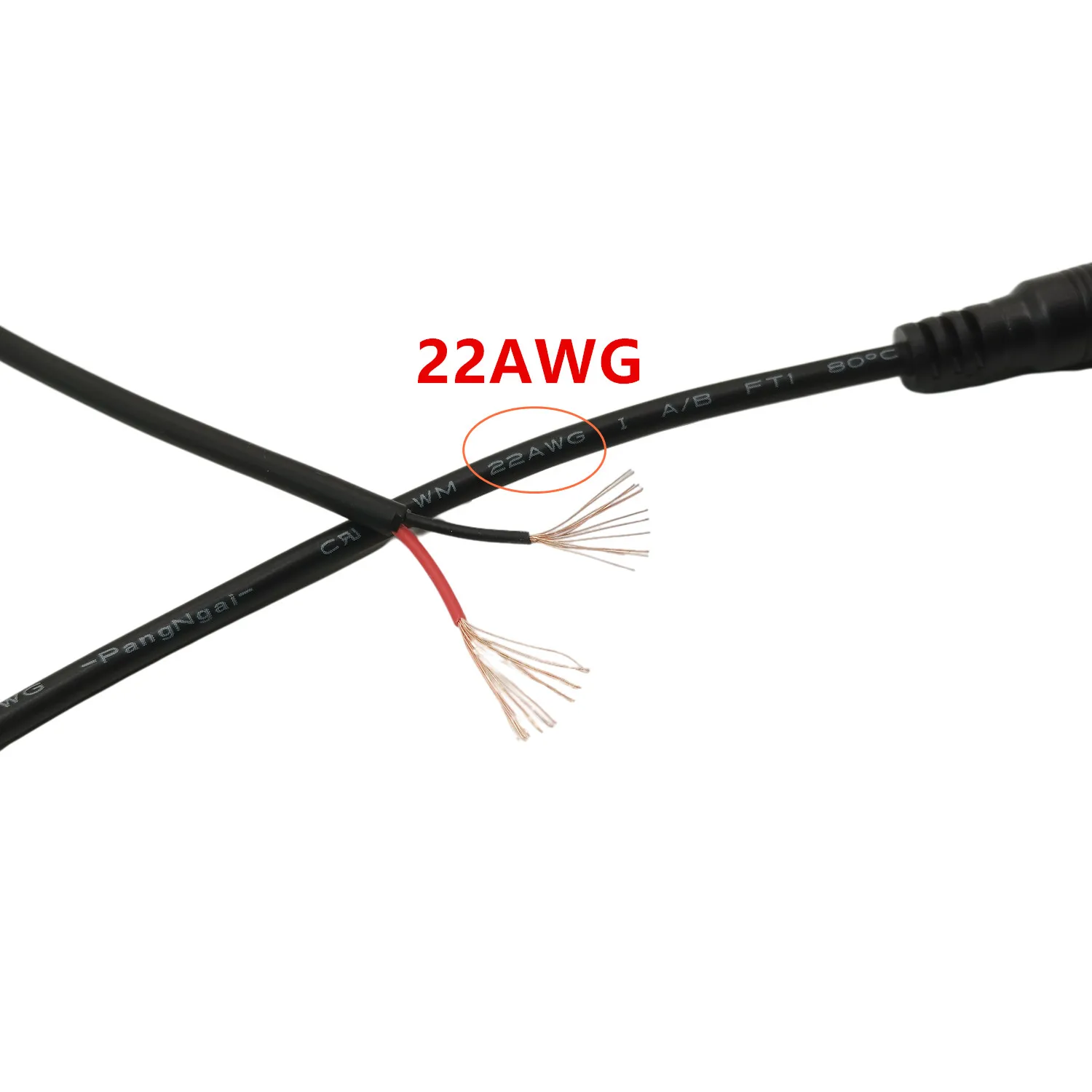 22AWG typ C Power typ adaptera C USB męskie do DC 5.5x2.1mm złącze żeńskie gniazdo Jack ładowania zasilacza USB C 5V