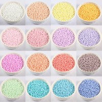 Matte Solid Macaroon Color 2mm 3mm Glass Seed Beads Uniform Round Spacer Beads For DIY Handmade Jewelry Making Accessories
