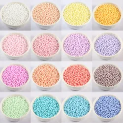 Matte Solid Macaroon Color 2mm 3mm Glass Seed Beads Uniform Round Spacer Beads For DIY Handmade Jewelry Making Accessories