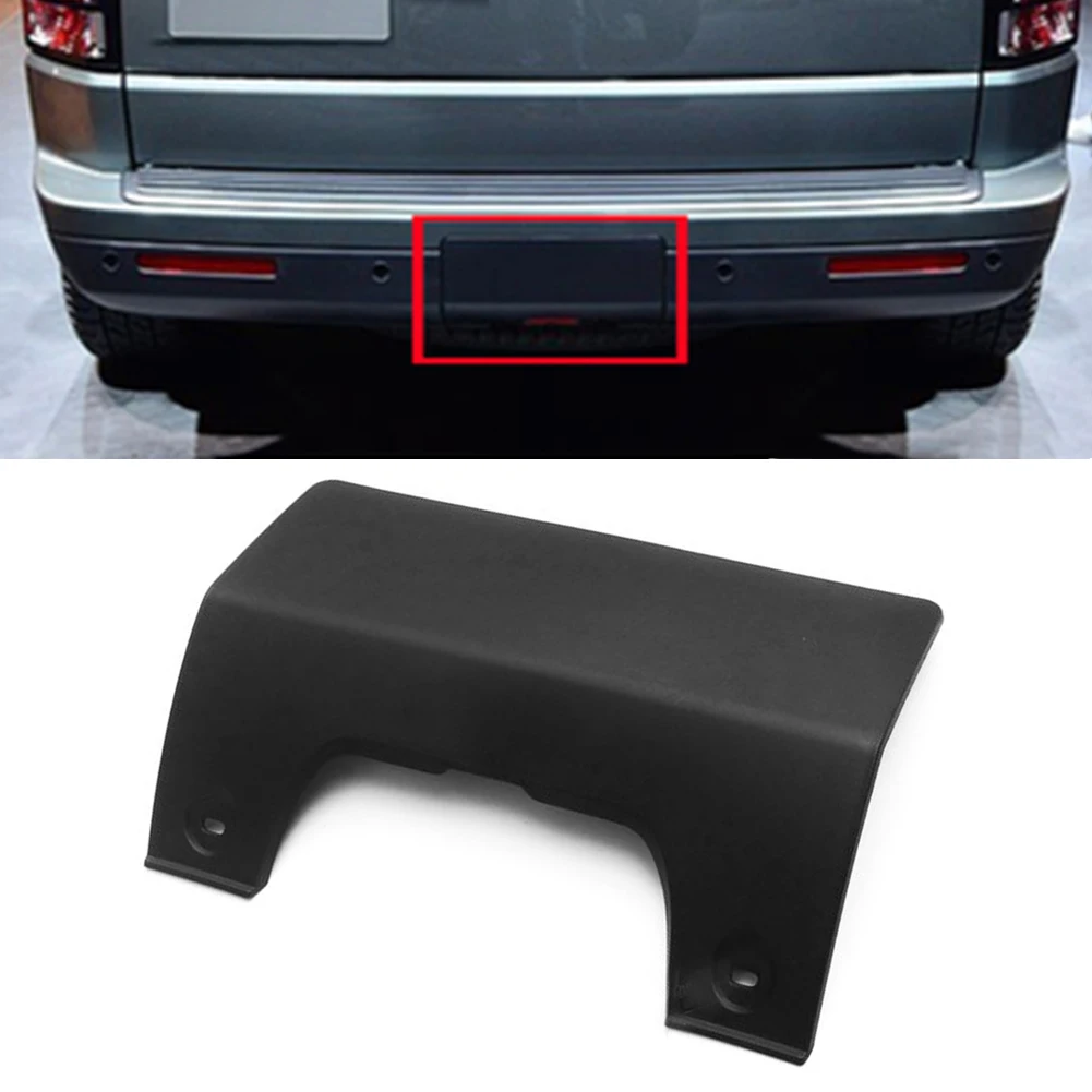 Black ABS Car Rear Bumper Towing Eye Hook Cover Trim with Clips For Land Rover LR3 LR4 Discovery 3/4 DPO500011PCL