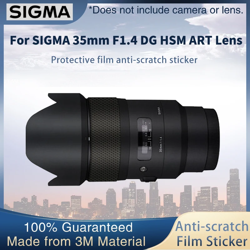 

Lens protective film For SIGMA 35mm F1.4 DG HSM ART Lens Skin Decal Sticker Wrap Film Anti-scratch Protector Case