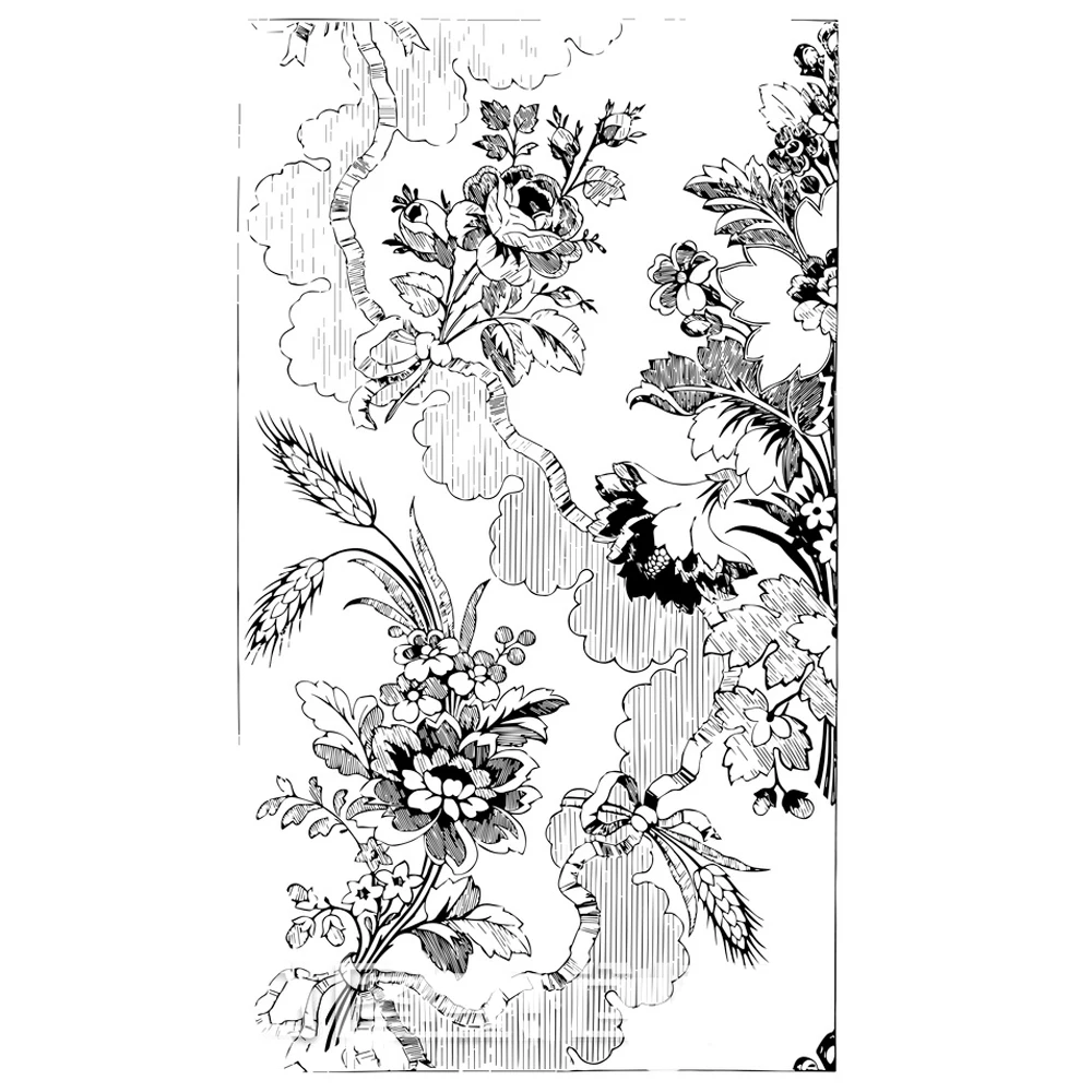 AZSG Flower Leaves Background Clear Stamps For DIY Scrapbooking Decorative Card Making Crafts Fun Decoration Supplies