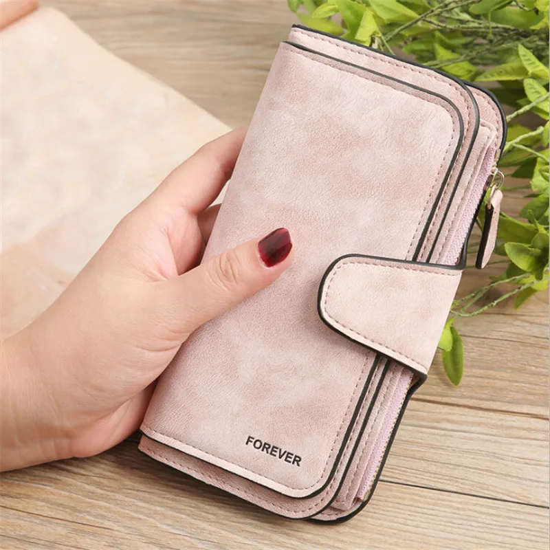 2023 New Wallet For Women PU Leather Coin Purses High Quality Ladies Clutch Bag Long Female Wallet 5 Colours