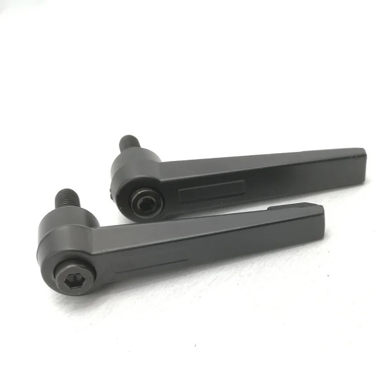 1PC M5 M6 M8 M10 Clamping Handle Bolt Clamping Lever Machinery L shape Adjustable Handle Locking External Male Thread Knob Screw