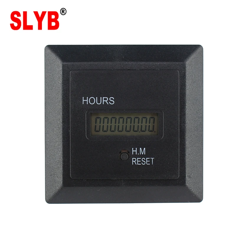 72MM 220V LCD Digital Reset Hour Meter Counter HM-1R 240v 50hz