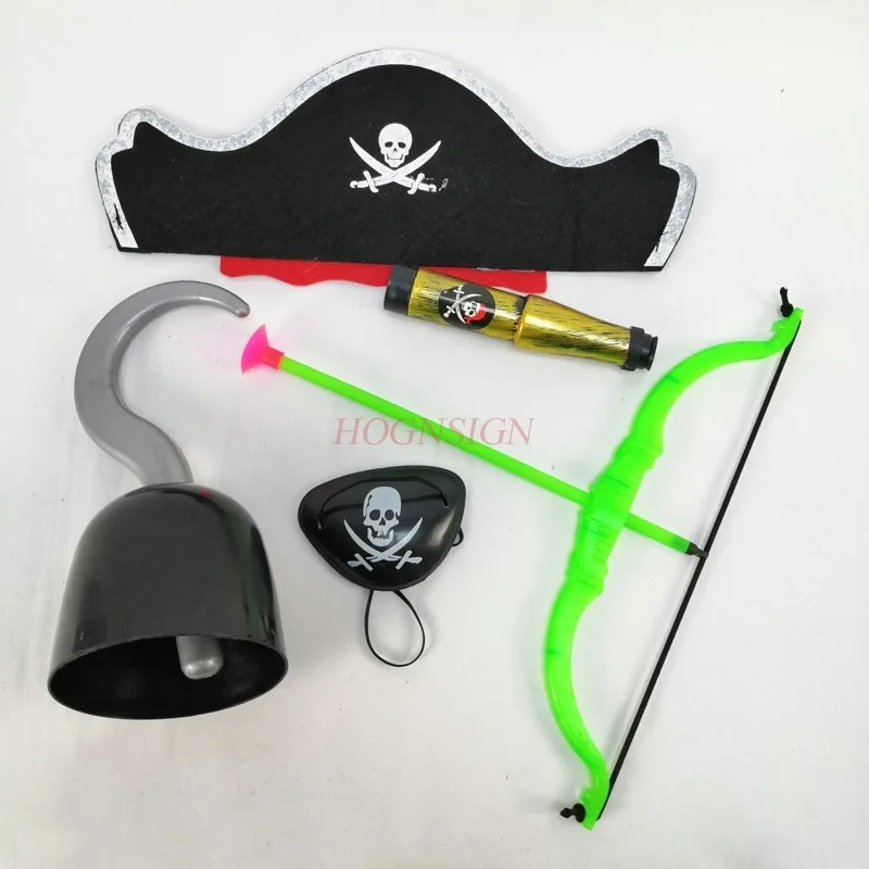 

weapon toy toy pirate weapon cap Bow and arrow Halloween Masquerade Children Dress Up Stage Performance Pirates Caribbean