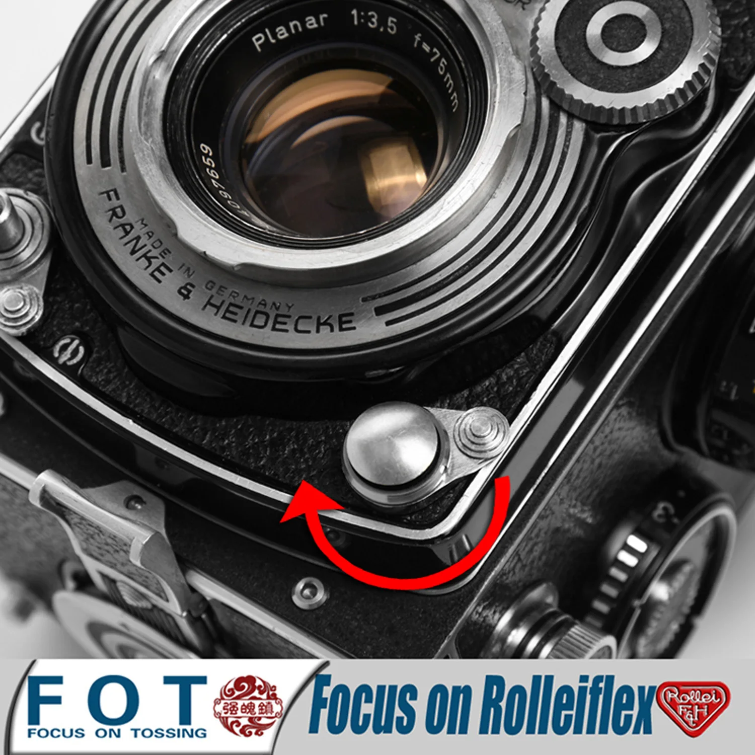 Tappi per presa Flash chiodi decorativi tappo antipolvere per Rolleiflex rolleichord Flash Light Mount Cover 3.5E MX-EVS 3.5F 2.8A 2.8F